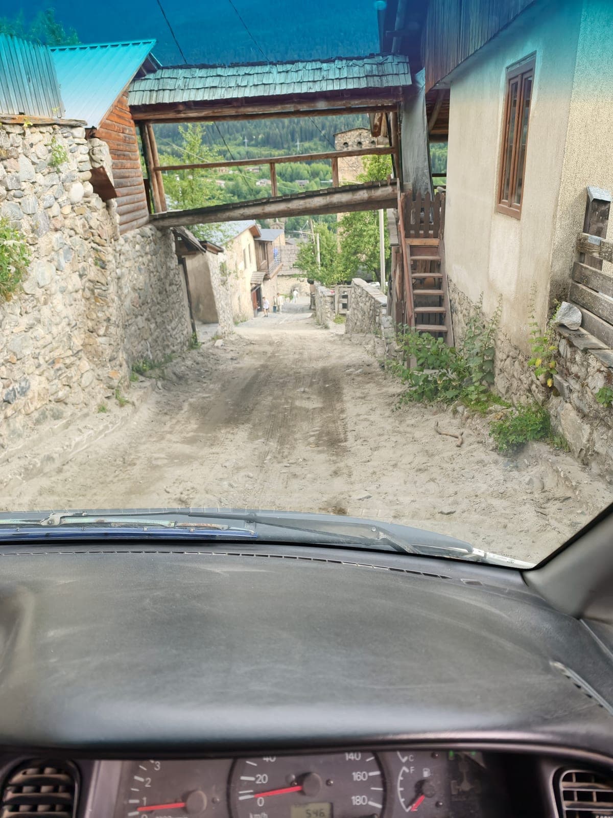 Ushguli stone street